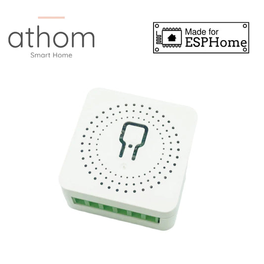 ATHOM pre-flashed ESPHome Mini Relay Switch 3 Way 16A